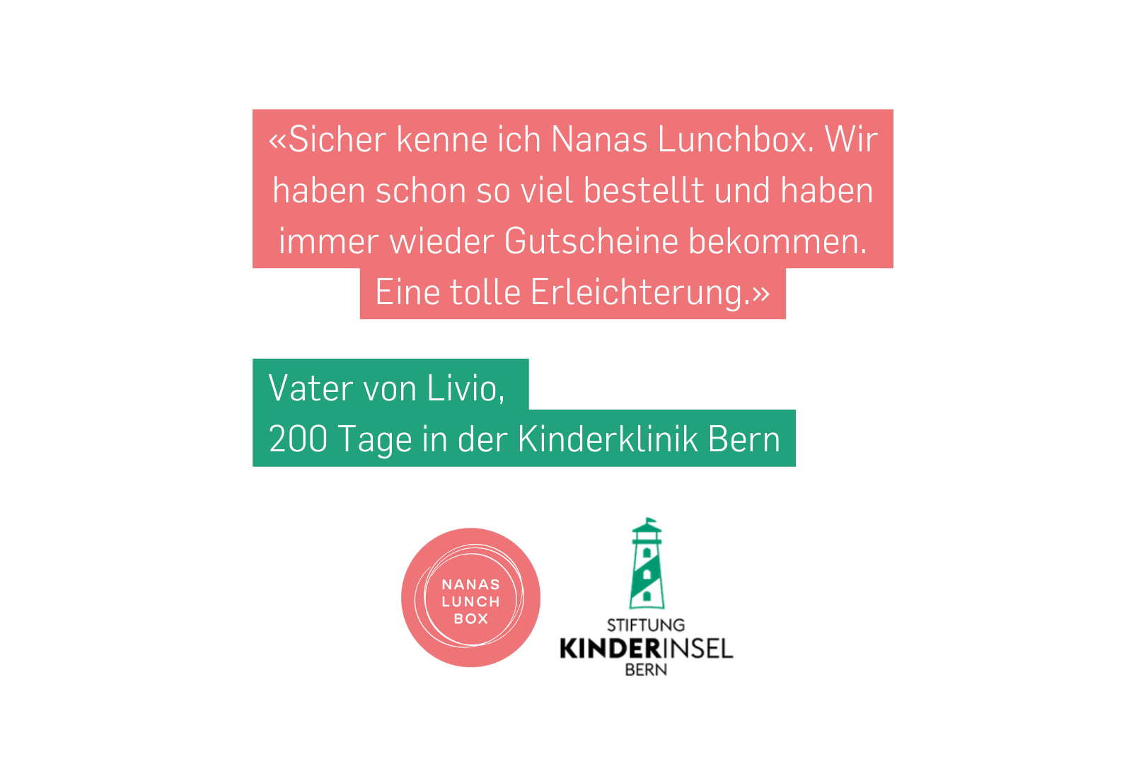 Zoom: Zitat Vater von Livio zu Nanas Lunchbox