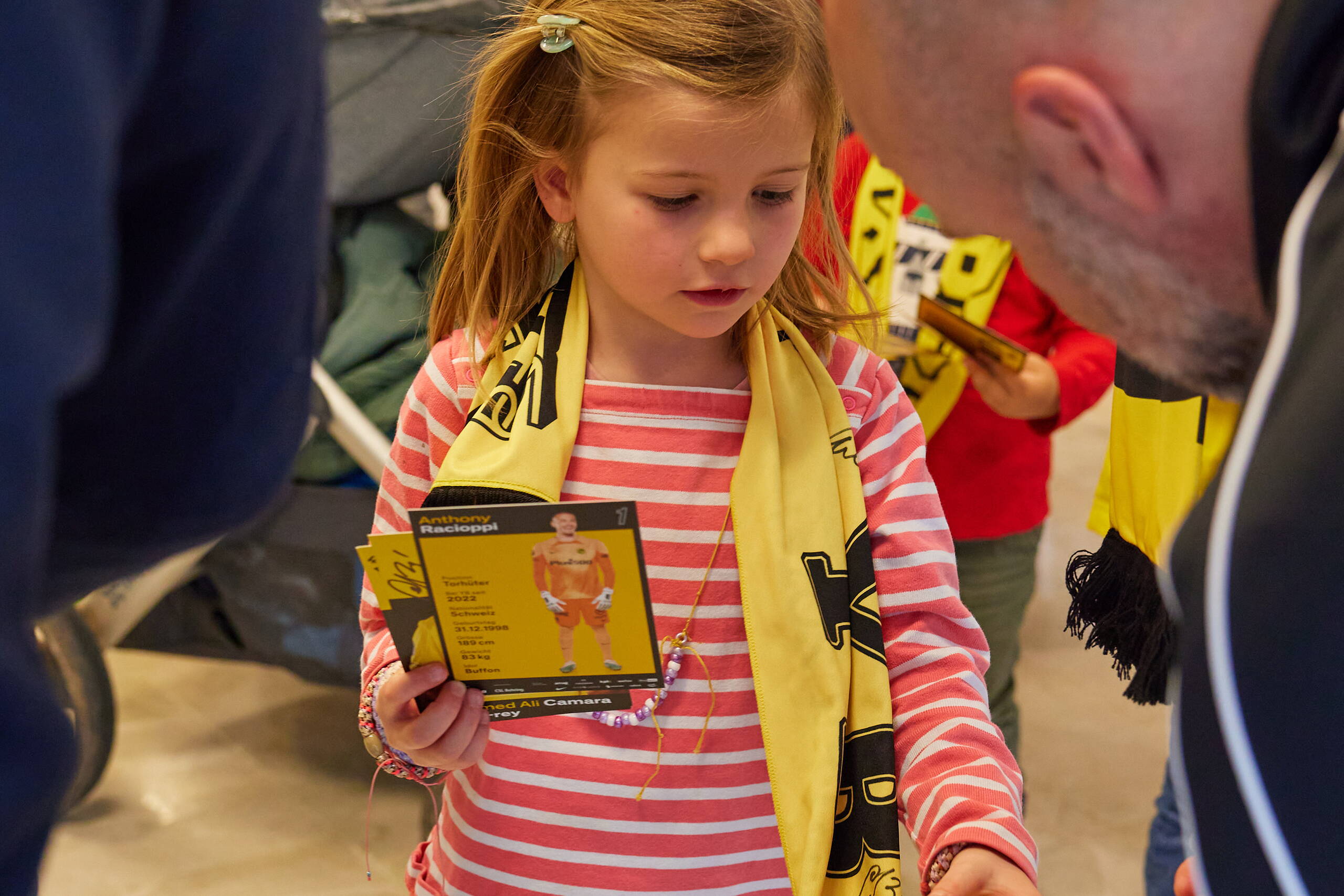 Stiftung KinderInsel Zoom: Ermöglichte Projekte: Besuch der BSC Young Boys und der YB-Frauen